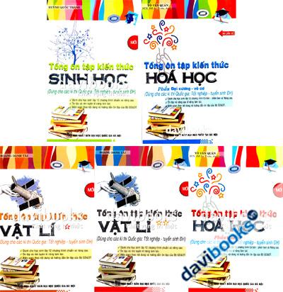 Combo Tổng Ôn Tập Kiến Thức Lí Hóa Sinh (Bộ 5 Quyển)