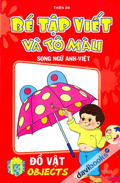 Bé Tập Viết Và Tô Màu Đồ Vật