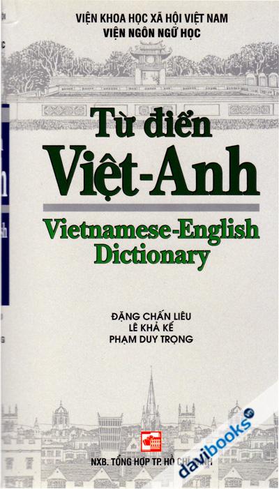 Từ Điển Việt-Anh (10.5x18.5) - Viện Ngôn Ngữ Học