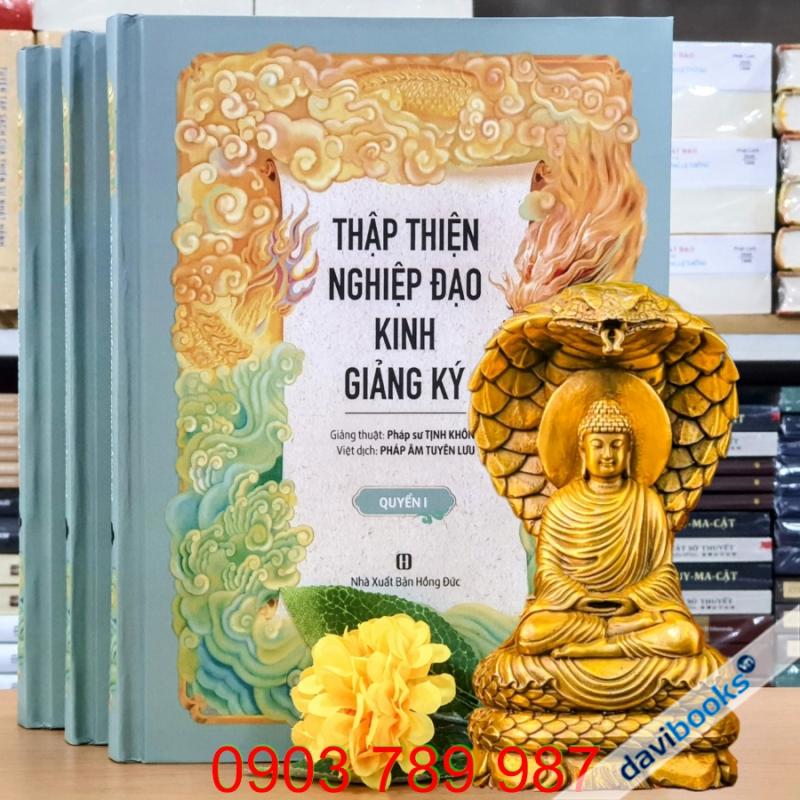 Thập Thiện Nghiệp Đạo Kinh Giảng Ký (Bộ 3 Quyển) - Bìa Cứng Nguyên Bản
