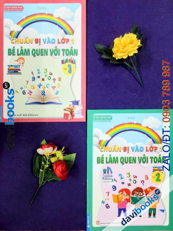 Combo 2Q: Chuẩn Bị Vào Lớp 1 Bé Làm Quen Với Toán
