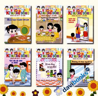 Kĩ Năng Sống Dành Cho Trẻ 4 -10 Tuổi (Trọn Bộ 6 Tập)