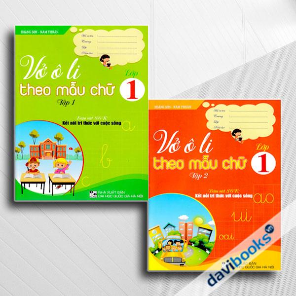 Combo Vở Ô Li Theo Mẫu Chữ Lớp 1 Tập 1 Tập 2 (Bám Sát SGK Kết Nối Tri Thức Với Cuộc Sống)