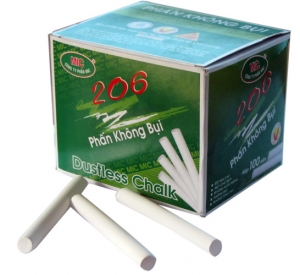 Phấn Mic Không Bụi 100 Viên Trắng