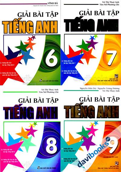 Combo Giải Bài Tập Tiếng Anh Lớp 6 7 8 9 (Bộ 4 Quyển)