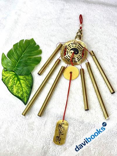 (ad10502) Chuông Gió Đồng Bát Quái