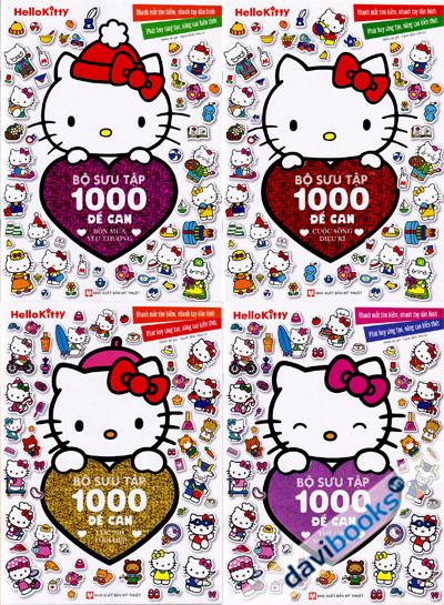 Bộ Sưu Tập 1000 Đề Can (Thế Giới Ngọt Ngào - Ước Mơ Tươi Đẹp - Bốn Mùa Yêu Thương - Cuộc Sống Diệu Kì)
