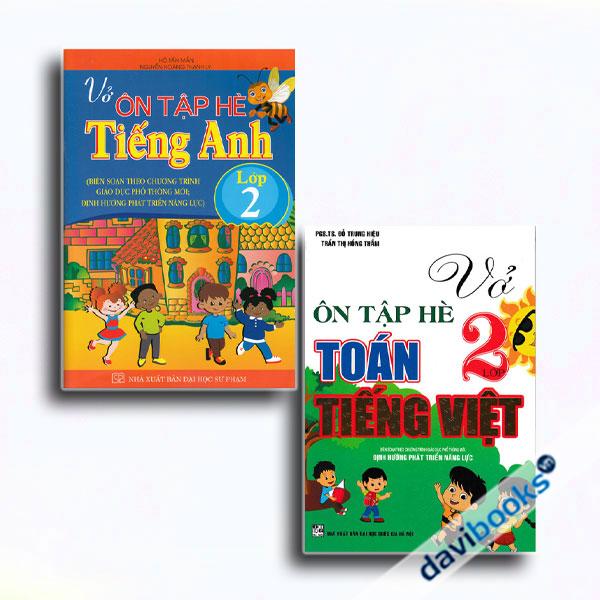 Combo Vở Ôn Tập Hè Lớp 2 (Theo Chương Trình Giáo Dục Phổ Thông Mới, Bộ 2 Cuốn)