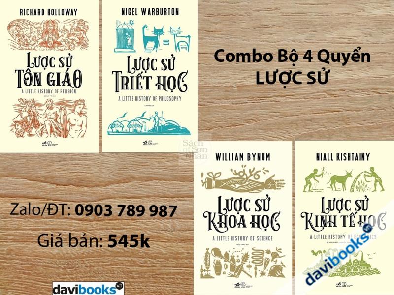 Lược Sử Tôn Giáo + Lược Sử Triết Học + Lược Sử Khoa Học + Lược Sử Kinh Tế Học (4 Quyển)
