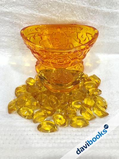 (ad5700) Thỏi Vàng Tụ Bảo Lưu Ly Nhỏ