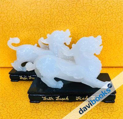 (ad3617) Kỳ Hưu Phong Thủy Chiêu Tài Trắng