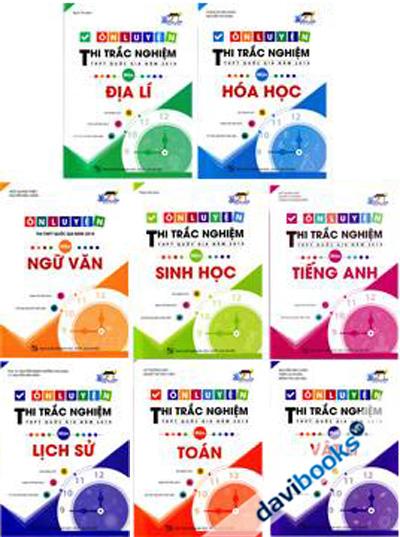 Bộ Sách Ôn Luyện Thi Trắc Nghiệm THPT Quốc Gia Năm 2019 (8 Cuốn)