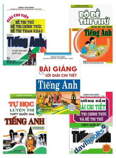 Combo Sách Luyện Thi THPT Quốc Gia Môn Tiếng Anh Và Lớp 12 (Hoàng Thái Dương)