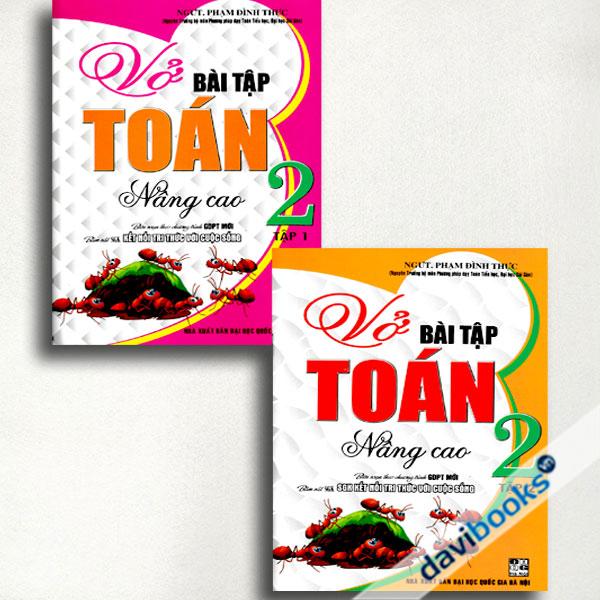 Combo Vở Bài Tập Toán Nâng Cao Lớp 2 (Bám Sát SGK Kết Nối Tri Thức Với Cuộc Sống, Bộ 2 Cuốn)