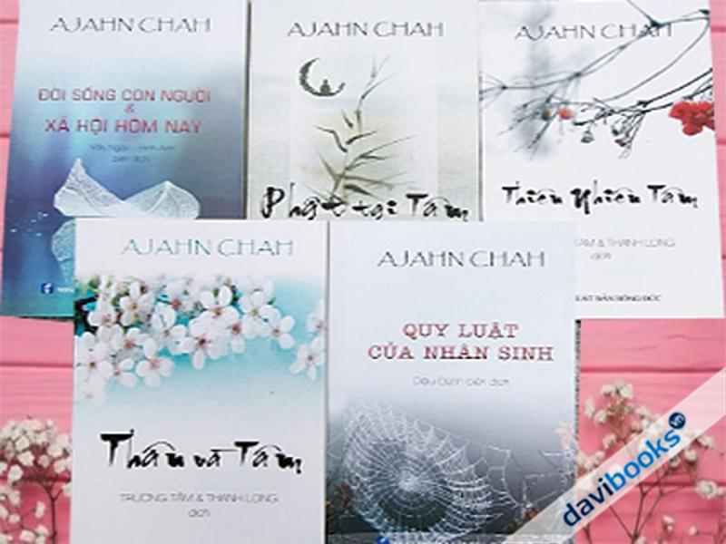 Combo 5 Cuốn Của TS. Ajahn Chah: Quy Luật Của Nhân Sinh + Đời Sống Con Người Và Xã Hội Hôm Nay + Phật Tại Tâm + Thân Và Tâm + Thiên Nhiên Tâm