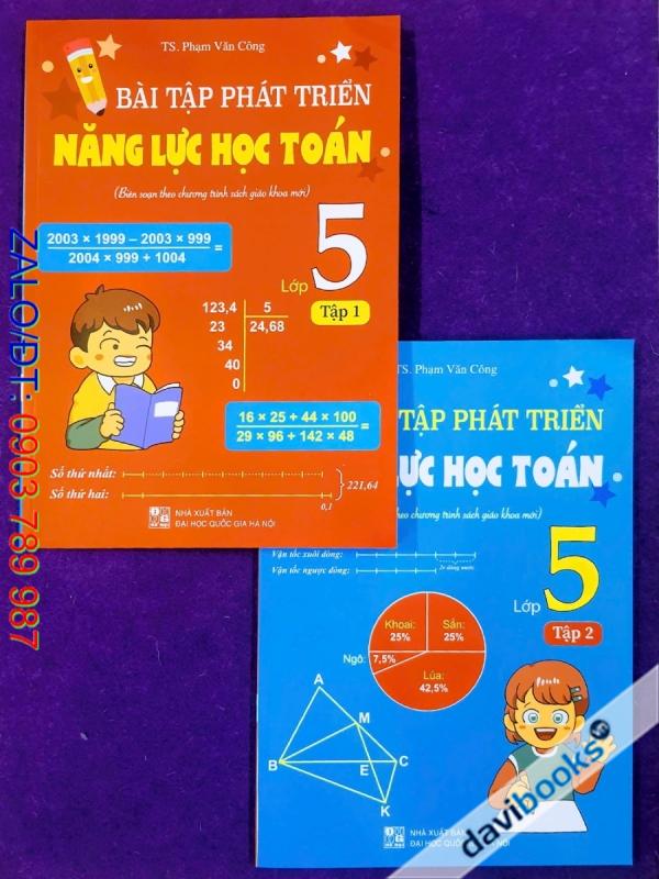 Combo 2Q: Bài Tập Phát Triển Năng Lực Học Toán 5 (Bộ SGK Hiện Hành)