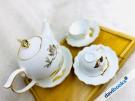 (ad10723) Bộ Bình Trà Mẫu Đơn Sen Chuồn