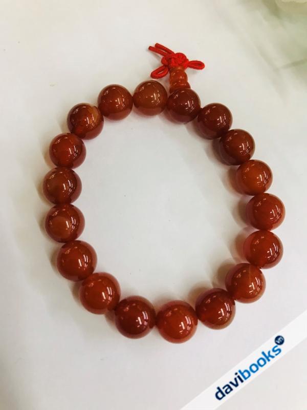 (ad5903) Vòng Tay Mã Não Đen Đỏ
