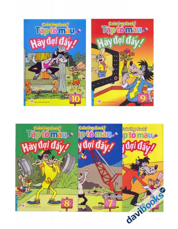 Bộ Tập Tô Màu Hãy Đợi Đấy