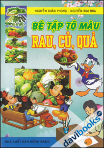 Bé Tập Tô Màu Rau, Củ, Quả