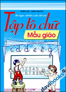 Tập tô chữ mẫu giáo