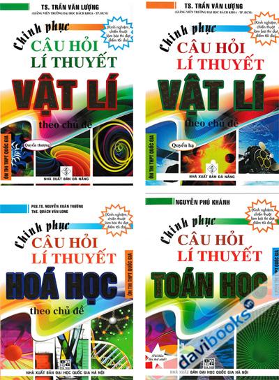 Combo Chinh Phục Câu Hỏi Lí Thuyết Vật Lý - Hóa Học - Toán Học Theo Chủ Đề (4 Quyển)
