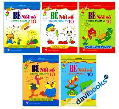 Bé Nối Số Trong Phạm Vi 10 (4 Cuốn)