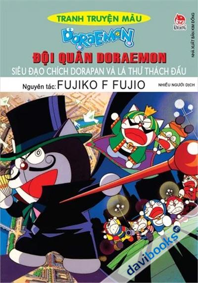 Tranh Truyện Màu Doraemon - Đội Quân Doraemon - Siêu Đạo Chích Dorapan Và Lá Thư Thách Đấu