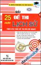 Giải 25 Đề Thi Môn Lịch Sử Theo Cấu Trúc Đề Thi Của Bộ GD&ĐT