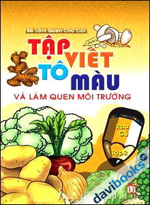 Tập viết tô màu và làm quen môi trường: Rau củ 2