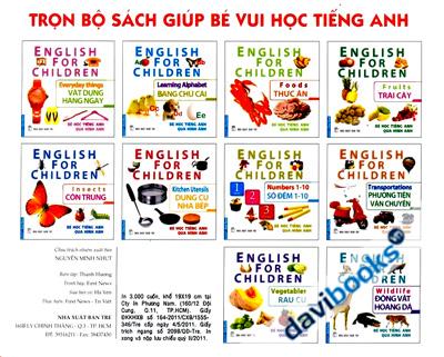 English For Childrens - Bé Học Tiếng Anh Qua Hình Ảnh (Màu Sắc) 10 Quyển