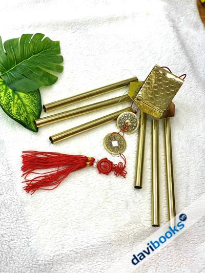 (ad10505) Chuông Gió Đồng Mái Chùa