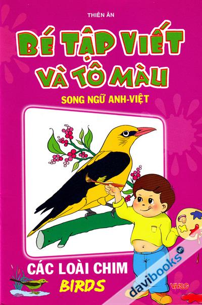 Bé Tập Viết Và Tô Màu Các Loài Chim