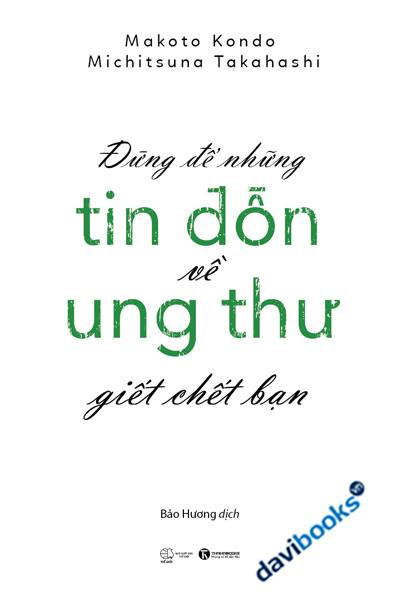 Đừng Để Những Tin Đồn Về Ung Thư Giết Chết Bạn