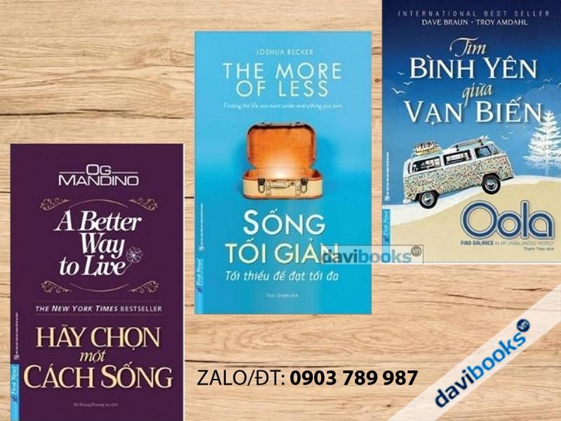 Bộ Sách [Cách Sống]: Sống Tối Giản + Tìm Bình Yên Giữa Vạn Biến + Hãy Chọn Một Cách Sống (3 Cuốn)