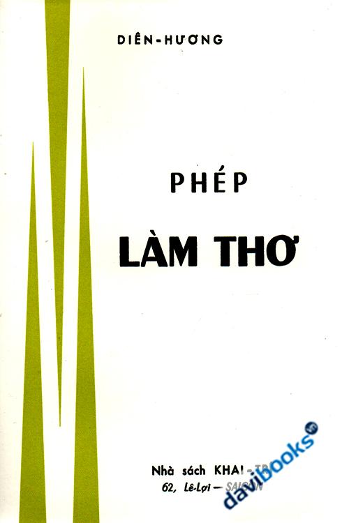 [Sách Ảnh Ấn] Phép Làm Thơ - Diên Hương