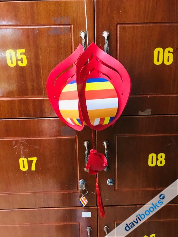 (ad10625) Lồng Đèn LD25 Đỏ Cờ
