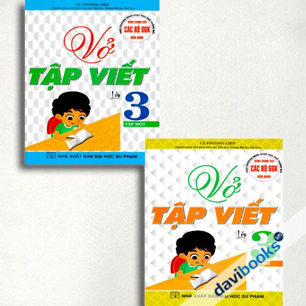 Combo Vở Tập Viết Lớp 3 (Dùng Chung Cho Các Bộ SGK Hiện Hành, Bộ 2 Cuốn)