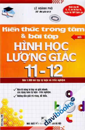 Kiến Thức Trọng Tâm Và Bài Tập Hình Học Lượng Giác 11 12
