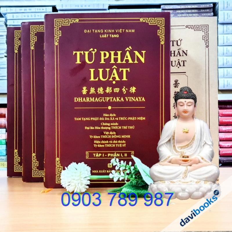 Tứ Phần Luật - Bộ 3 Quyển (2Q Luật + 1Q Tổng Mục Lục)