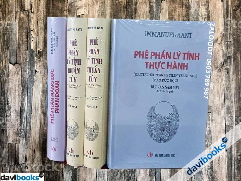 Combo 3 Bộ Sách Của Immanuel Kant: Phê Phán Lý Tính Thuần Túy (2 Tập) + Phê Phán Lý Tính Thực Hành + Phê Phán Năng Lực Phán Đoán