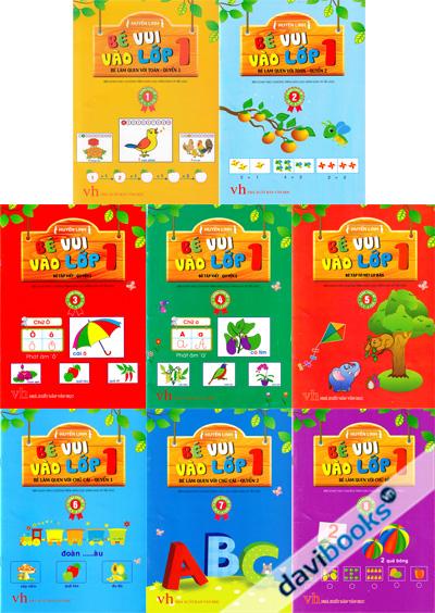 Bé Vui Vào Lớp 1 (Huyền Linh) - 8 Quyển