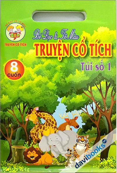 Bé Đọc & Tô Màu Truyện Cổ Tích - Túi Số 1 (Bộ 8 Cuốn)