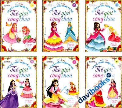Tô Màu Phát Triển Trí Tuệ - Thế Giới Công Chúa (Bộ 6 Quyển)