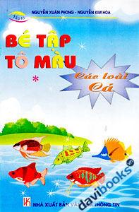 Bé Tập Tô Màu Các Loài Cá (Tập 1)