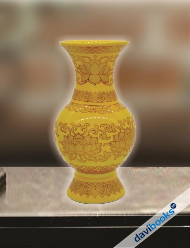 (ad2530) Bình Sen Vàng