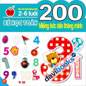 200 Miếng Bóc Dán Thông Minh Bé Học Toán