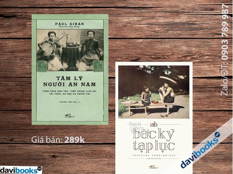 Tâm Lý Người An Nam + Bắc Kỳ Tạp Lục (2 Cuốn)