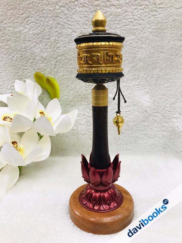 (ad10285) Kinh Luân Quay Tay Xi Vàng