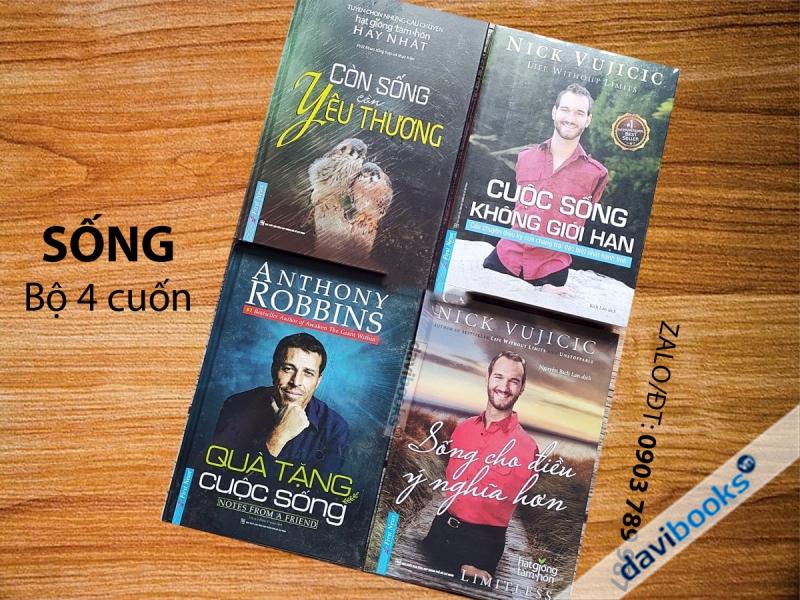 Sống: Quà Tặng Cuộc Sống + Còn Sống Còn Yêu Thương + Sống Cho Điều Ý Nghĩa Hơn + Cuộc Sống Không Giới Hạn (Bộ 4 Cuốn)